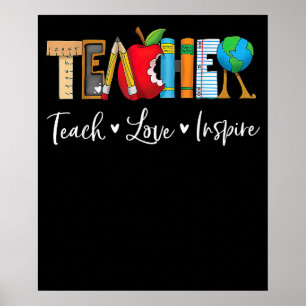 Poster Enseigner l'amour inspirer la reconnaissance des e
