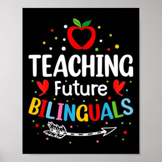 Poster Enseigner les futurs bilingues - Enseignants d'esp