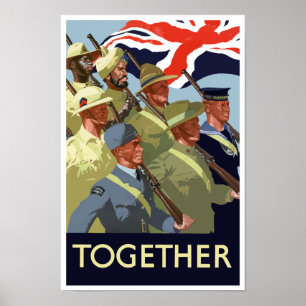Poster Ensemble — 2ÈME GUERRE MONDIALE de l'Empire britan