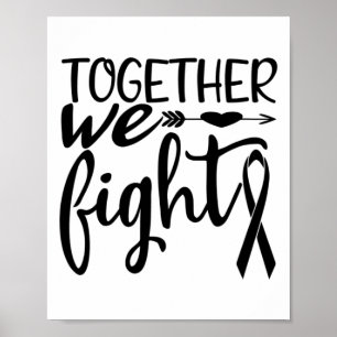 Poster Ensemble, nous luttons contre le cancer du sein Su