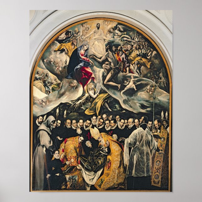 Poster Enterrement du comte d'Orgaz (Devant)