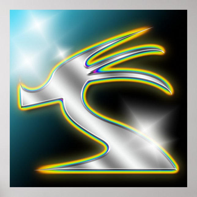 Poster Entité Abstraite n° 2 (Devant)