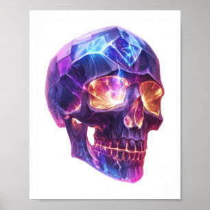 Poster Entité de Crâne de Cristal
