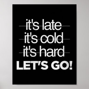 Poster Entraînement de discipline motivationnel incroyabl