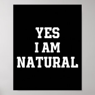 Poster Entraînement De Gymnastique Natty Funny Oui Je Sui