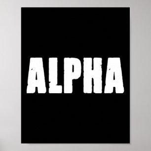 Poster Entraînement de lapin de gym Alpha Bodybuilding Fi