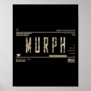 Poster Entraînement Murph de la journée du souvenir wod m
