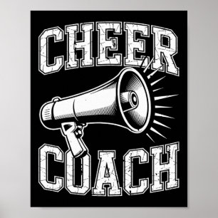 Poster Entraîneur de Cheer Coach Équipe de Cheerleading C