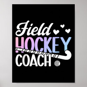 Poster Entraîneur de hockey sur gazon Appréciation Entraî