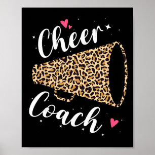 Poster Entraîneur de pom-pom girls léopard Appreciation p