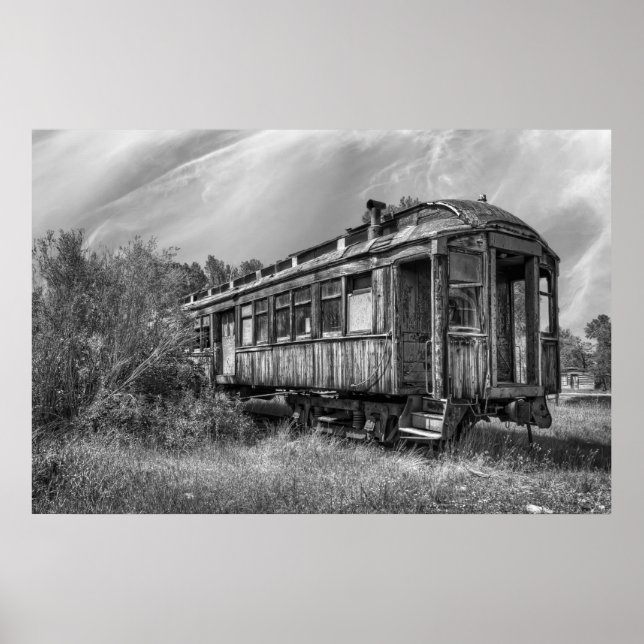 Poster Entraîneur de train de voyageurs abandonné (Devant)