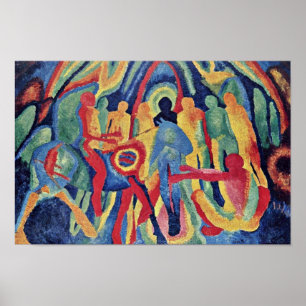 Poster Entrée À Jérusalem Par Morgner Wilhelm
