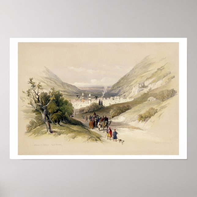 Poster Entrée à Naplouse, 17 avril 1839, assiette 41 pour (Devant)