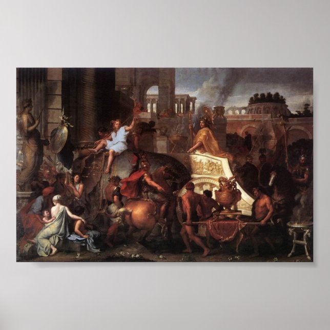 Poster Entrée D'Alexandre Dans Babylone (Devant)