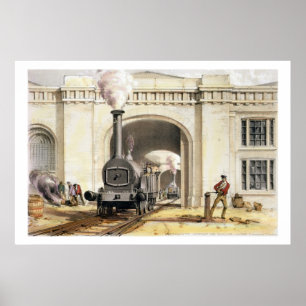 Poster Entrée de Locomotive Engine House, Camden Town,