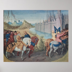 Poster Entrée de Louis VII Roi de France et Conrad