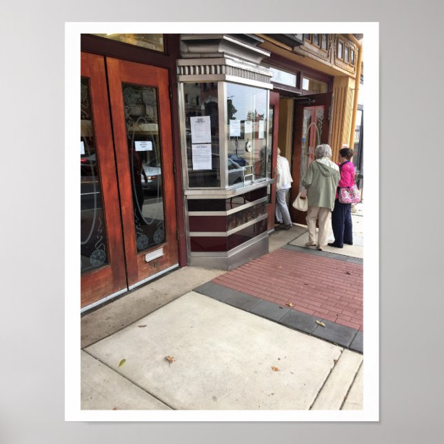 Poster Entrée du cinéma Photo (Devant)