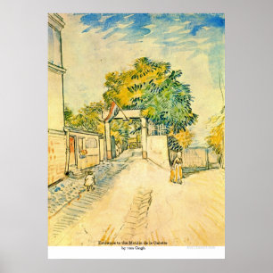 Poster Entrée du Moulin de la Galette par van Gogh
