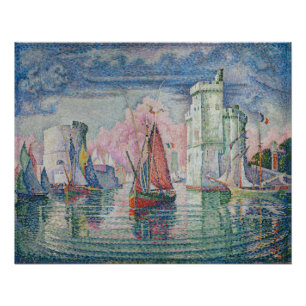 Poster Entrée du port de La Rochelle, Paul Signac