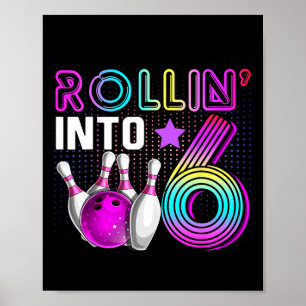 Poster Entrée en roue libre dans un anniversaire de bowli