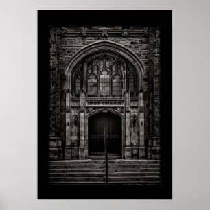 Poster Entrée Knox College No 1 avec frontière