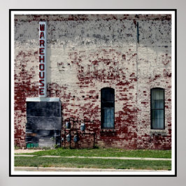 Poster Entrepôt de briques