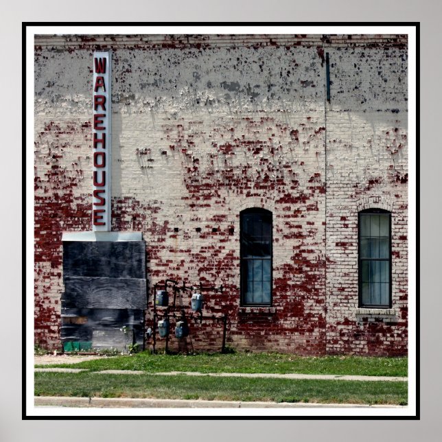 Poster Entrepôt de briques (Devant)