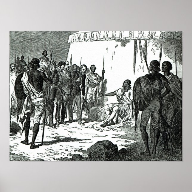 Poster Entretien de M. Rassam avec le roi Théodore (Devant)