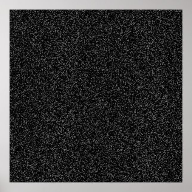 Poster Enveloppe cadeau Parties scintillant noire (Devant)