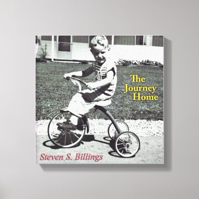 Poster enveloppé sur toile "Le voyage à la maison" (Recto)