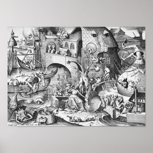 Poster Envy (Invidia), Les Sept Péchés Mortels (Devant)