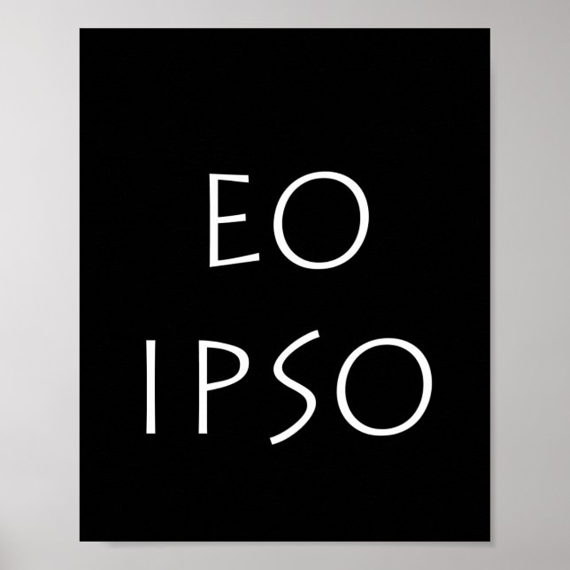 Poster Eo Ipso (Devant)