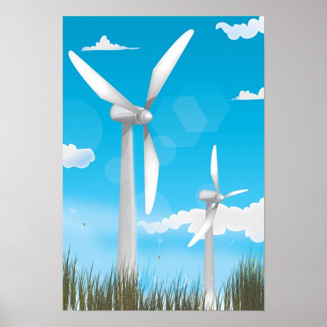 Poster Éoliennes (Devant)