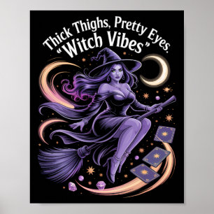 Poster Épais cuisses Jolies Yeux Vibes sorcières Hall mys