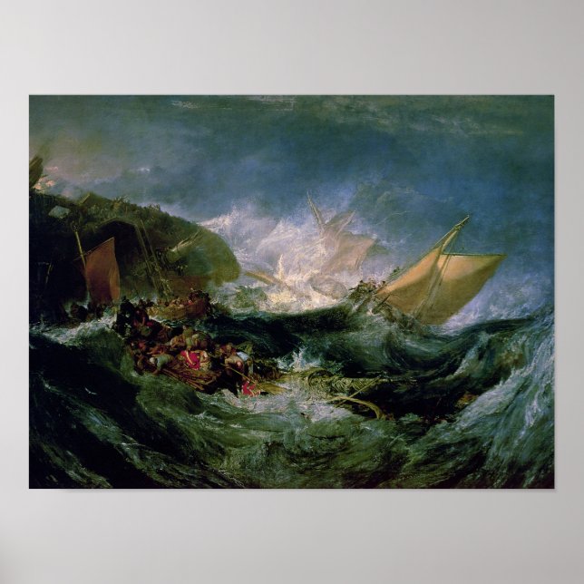 Poster Épave d'un navire de transport (Devant)