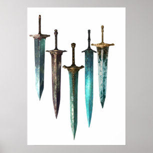 Poster Épée au clair de lune