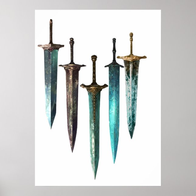 Poster Épée au clair de lune (Devant)