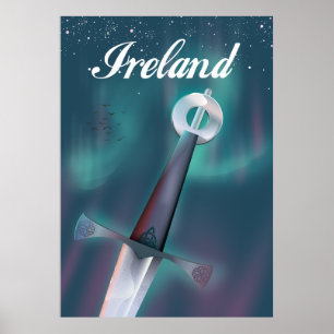 Poster épée céleste irlandaise