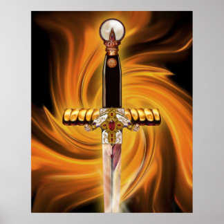 Poster Épée De L'Esprit