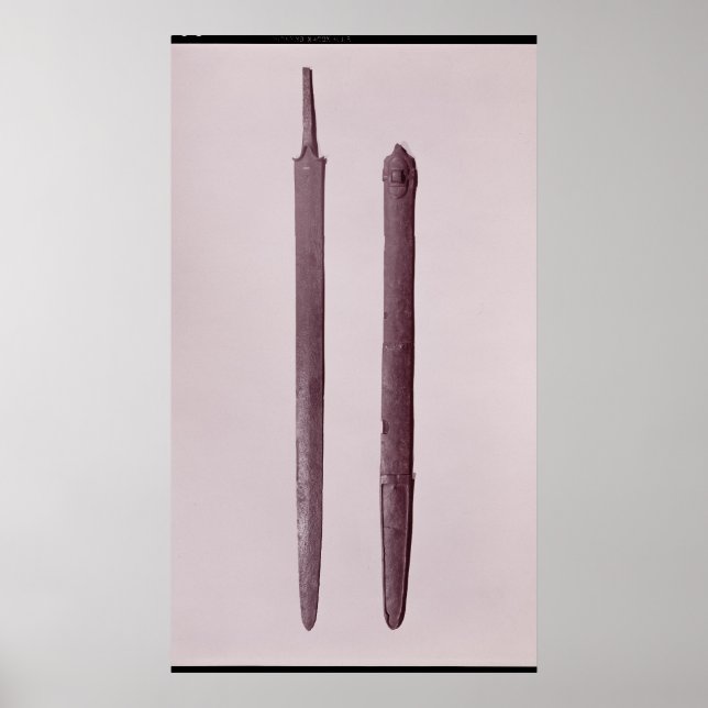 Poster Épée et écharpe (Devant)