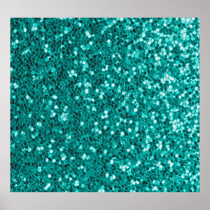 Poster Épercées turquoise : Bright Close Up Foundation