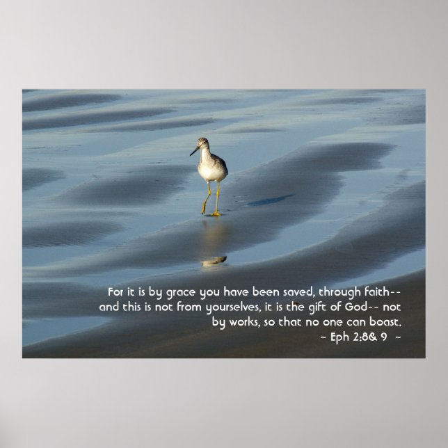 Poster Ephésiens 2:8& 9 (Devant)