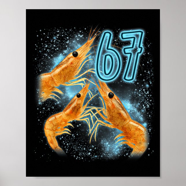 Poster Epic Seven Six Sarcastic Lover Shrimp 67 Seafood (Devant)
