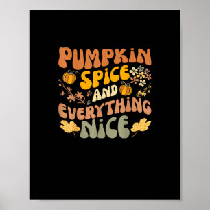 Poster Épices citrouilles Et Tout Beau Automne Saison Aut