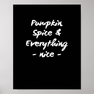 Poster Épices citrouilles Et Tout Est Beau Essentiel