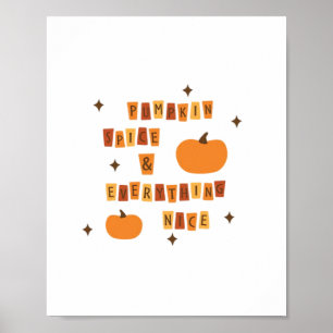Poster Épices citrouilles et tout Nice - Vibes de devis