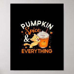 Poster Épices citrouilles Tout Amoureux des chats Classiq