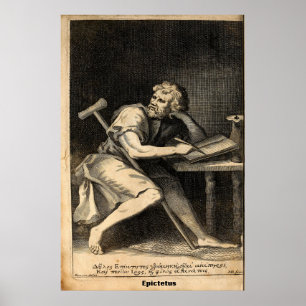 Poster Epictetus / Philosophe grec /