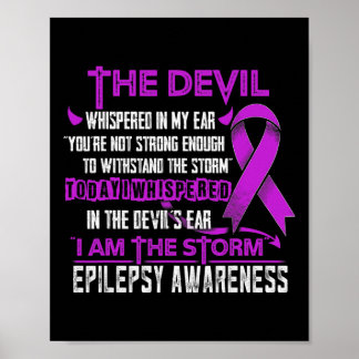 Poster Epilepsie Conscience Je Suis Le Diable De La Tempê