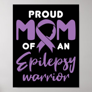 Poster Epilepsie Maman Seizure Sensibilisation Fière Mama